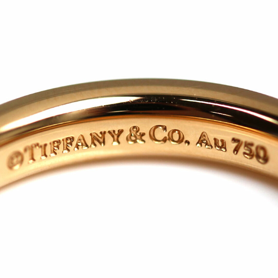 Tiffany & Co.(ティファニー)のTIFFANY&Co. ティファニー K18PG ピンクゴールド フラットバンド 3PD リング・指輪 ダイヤモンド 6.5号 3.1g レディース【中古】 レディースのアクセサリー(リング(指輪))の商品写真