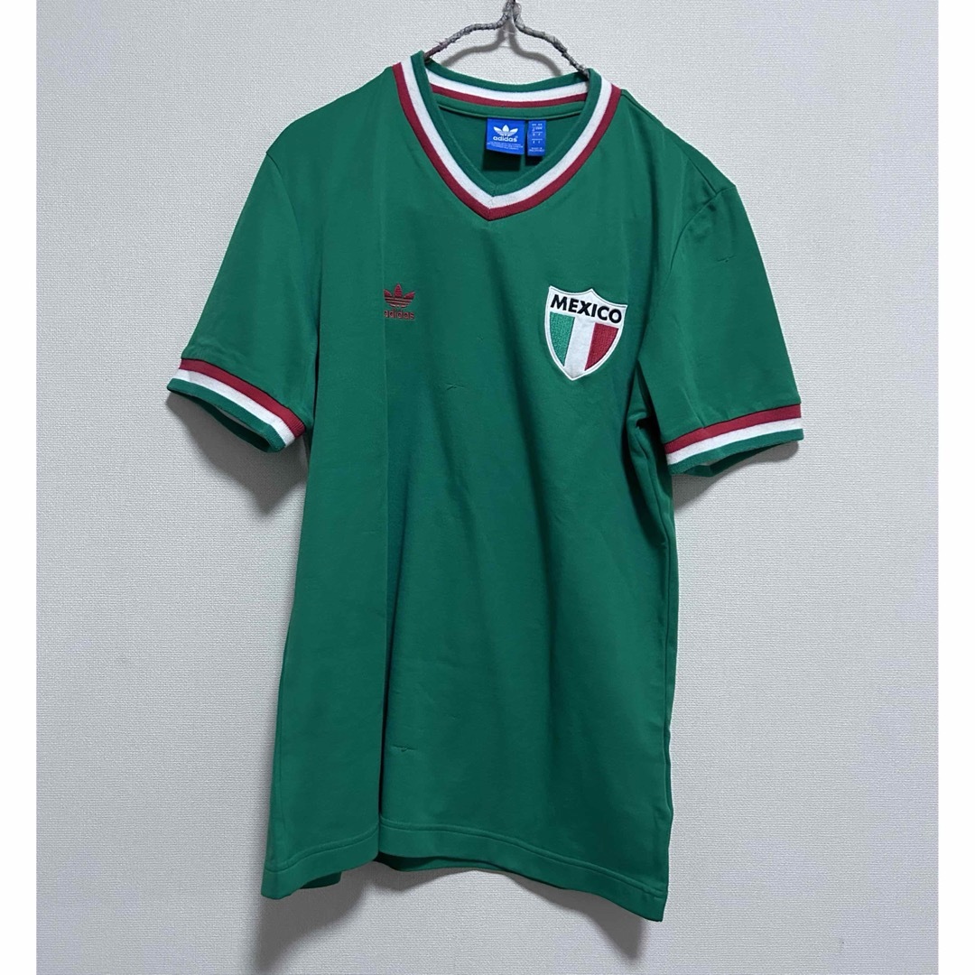 adidas(アディダス)のadidas Mexico刺繍Tシャツ　M レディースのトップス(Tシャツ(半袖/袖なし))の商品写真