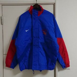 NIKE - NIKE ナイキ ナイロンジャケット 90s古着 カンザス大学 ビッグシルエット