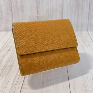 セリーヌ(celine)のセリーヌ　折財布　三つ折り　スモール　トリフォールド　マスタードイエロー(財布)