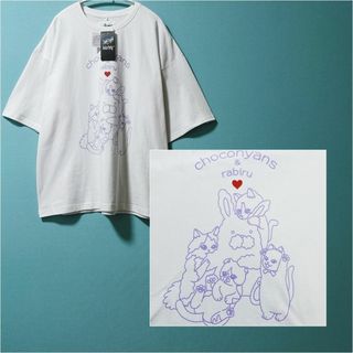 【ScoLar】桜咲千依さんコラボ ネコラビル Tシャツ タグ付未使用