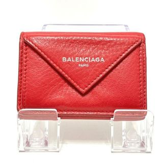 バレンシアガ(Balenciaga)のバレンシアガ 3つ折り財布 391446 レッド(財布)