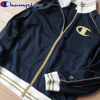 Champion - 超美品 L チャンピオン レディース ジャージ/ジャケット ネイビー