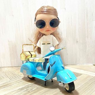 ドール用 ミニチュア ブライス アウトフィット Vespa スクーター ブリキ(ミニチュア)