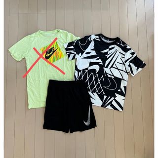 ナイキ(NIKE)のNIKE キッズ　ハーフパンツM（150cm）TシャツL（160cm）(Tシャツ/カットソー)