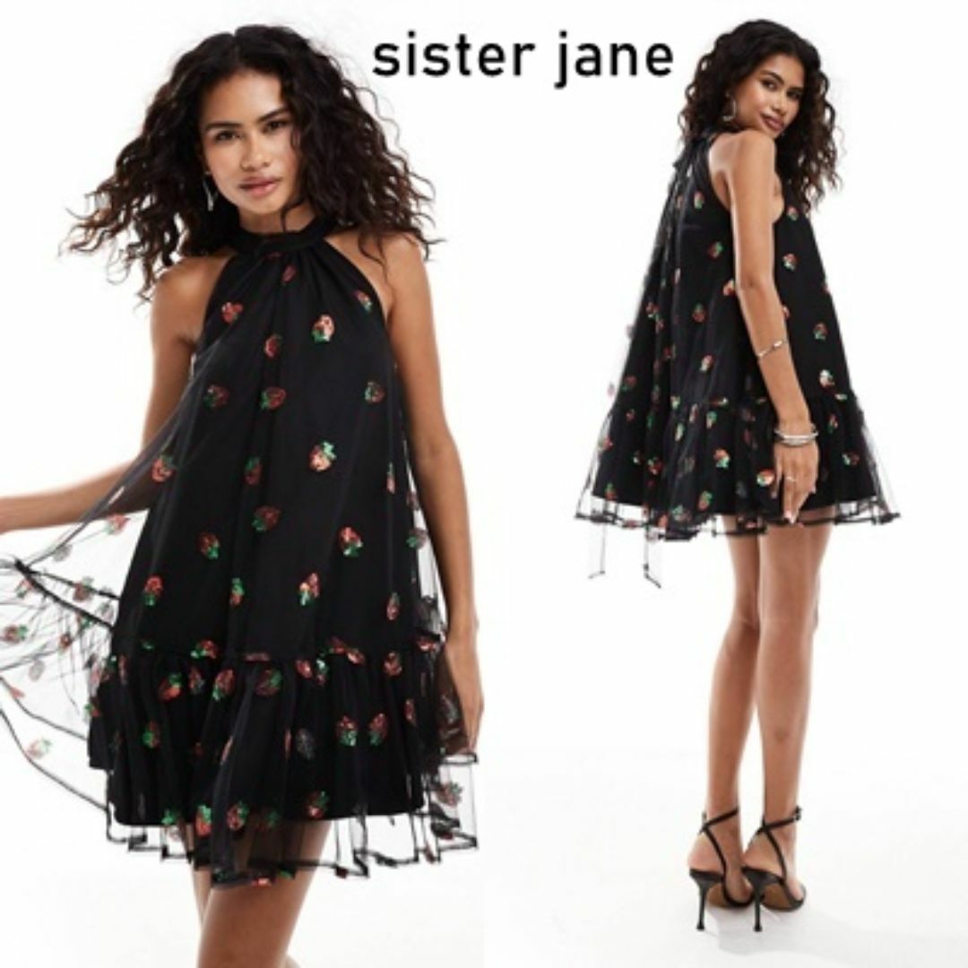 sister jane(シスタージェーン)のSister Jane ストロベリー ミニワンピース レディースのワンピース(ミニワンピース)の商品写真