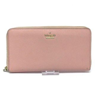 ケイトスペードニューヨーク(kate spade new york)のKate spade(ケイトスペード) 長財布 - PWRU5073 ピンク ラウンドファスナー レザー(財布)