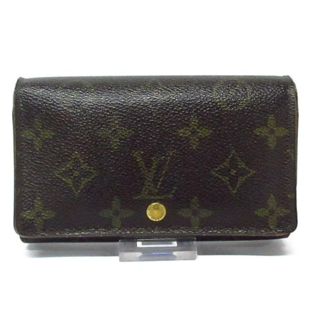 LOUIS VUITTON(ルイヴィトン)のLOUIS VUITTON(ルイヴィトン) 2つ折り財布 モノグラム ポルト モネ・ビエ トレゾール M61730 ■外側素材⇒モノグラム・キャンバス■内側素材⇒クロスグレインレザー レディースのファッション小物(財布)の商品写真