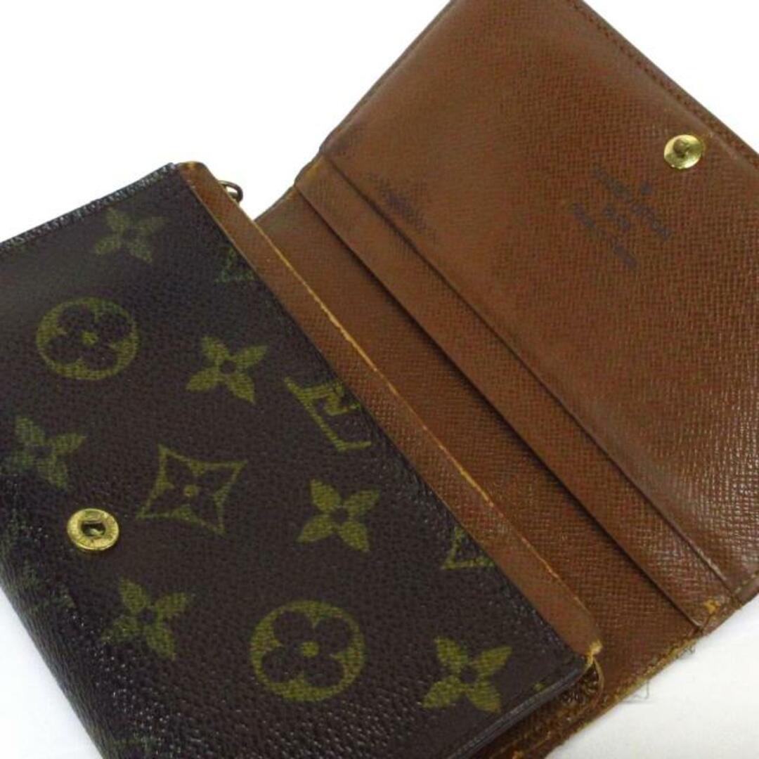 LOUIS VUITTON(ルイヴィトン)のLOUIS VUITTON(ルイヴィトン) 2つ折り財布 モノグラム ポルト モネ・ビエ トレゾール M61730 ■外側素材⇒モノグラム・キャンバス■内側素材⇒クロスグレインレザー レディースのファッション小物(財布)の商品写真