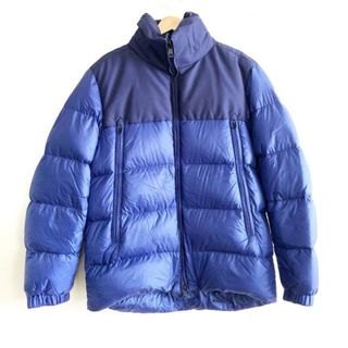 モンクレール(MONCLER)のMONCLER(モンクレール) ダウンジャケット サイズ4 XL メンズ FAIVELEY(フェヴレ) パープル×ネイビー 長袖/ジップアップ/冬(ダウンジャケット)