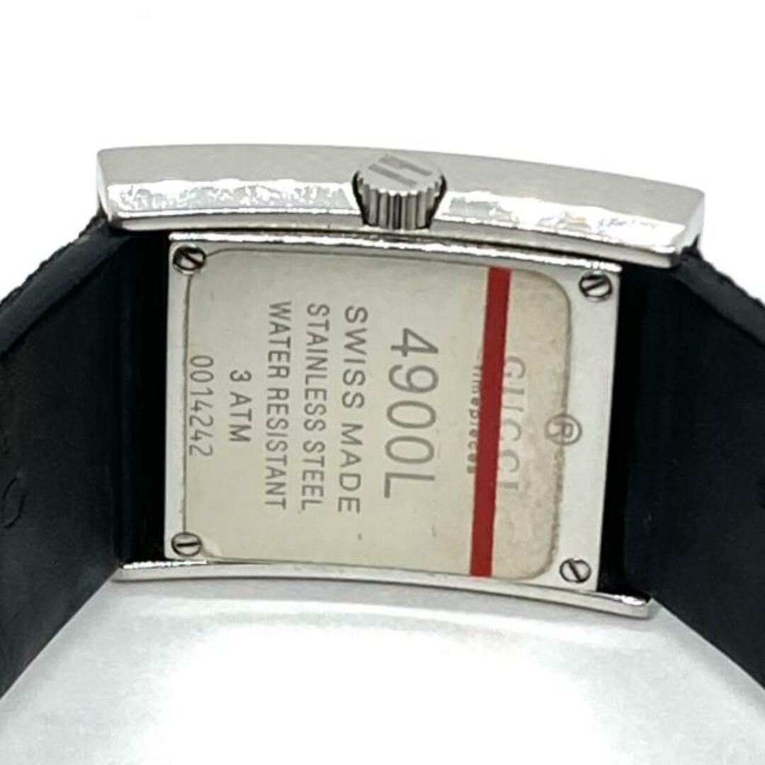 Gucci(グッチ)のGUCCI(グッチ) 腕時計 - 4900L レディース 白 レディースのファッション小物(腕時計)の商品写真