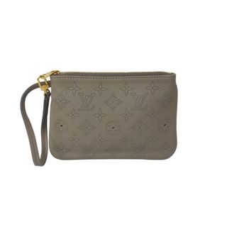 ルイヴィトン(LOUIS VUITTON)の極美品 LOUIS VUITTON ルイヴィトン セレネ モノグラムマヒナ ポーチ ベージュ ゴールド金具 フランス製 中古 61820(ポーチ)