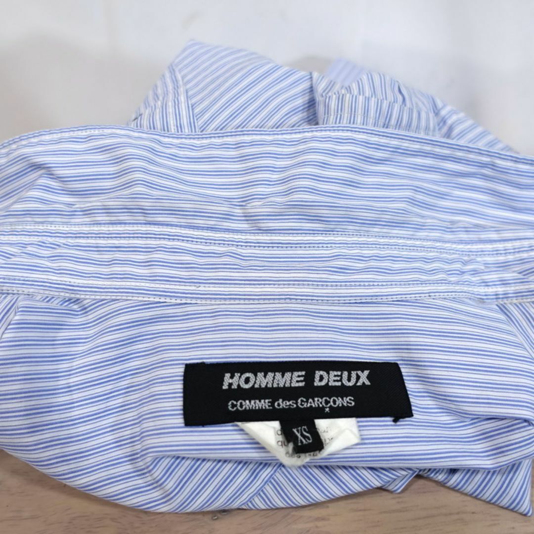 COMME des GARCONS HOMME DEUX(コムデギャルソンオムドゥ)の【良品】コムデギャルソンオムドゥ　数字刺繍シャツ メンズのトップス(シャツ)の商品写真