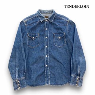 【TENDERLOIN】テンダーロイン サドルマン デニムウエスタンシャツ