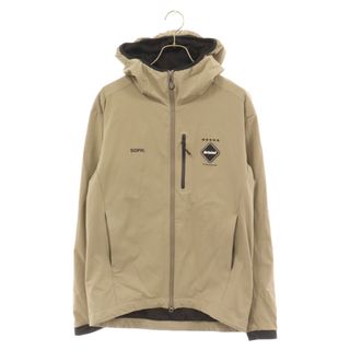 F.C.R.B./F.C.Real Bristol/FCRB エフシーアールビー/エフシーレアルブリストル 23AW LYCRA HOODED BLOUSON FCRB-232065 ロゴプリント ジップアップジャケット ベージュ