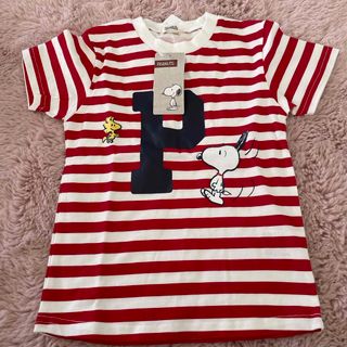 スヌーピー(SNOOPY)のTシャツ男の子100 女の子100 スヌーピー100 半袖100 赤　綿100(Tシャツ/カットソー)