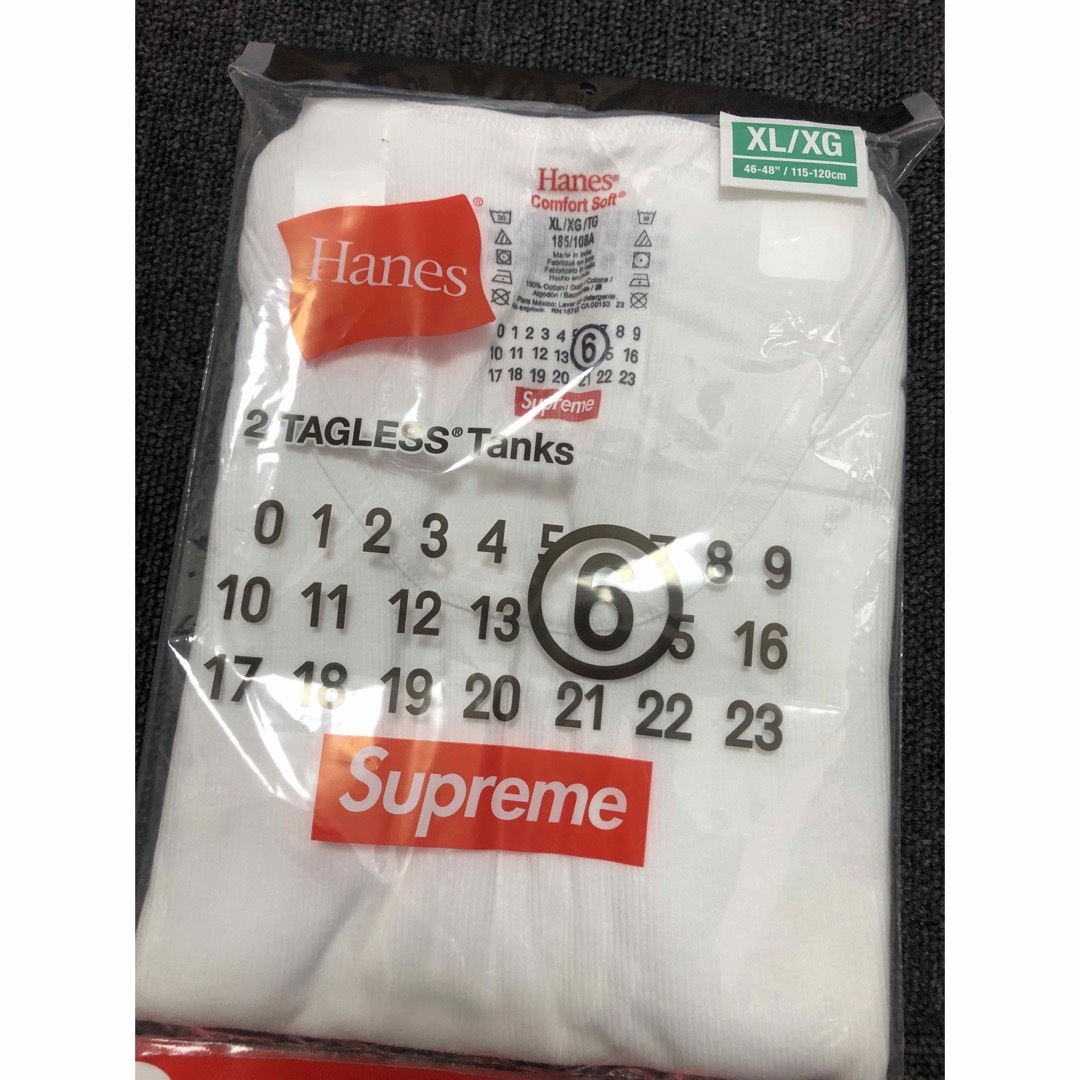 Supreme(シュプリーム)の新品 Supreme Margiela Hanes TaglessTankTop メンズのトップス(タンクトップ)の商品写真