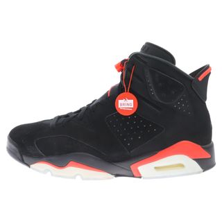 ナイキ(NIKE)のNIKE ナイキ AIR JORDAN 6 RETRO OG BLACK INFRARED 384664-060 エアジョーダン6 レトロ ハイカットスニーカー インフラレッド ブラック US10/28cm(スニーカー)