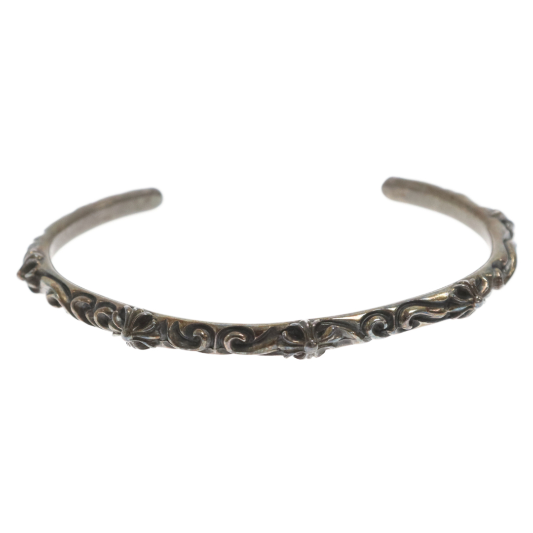 Chrome Hearts(クロムハーツ)のCHROME HEARTS クロムハーツ BANGLE SCROLL/スクロールバンド シルバーブレスレット バングル メンズのアクセサリー(バングル/リストバンド)の商品写真