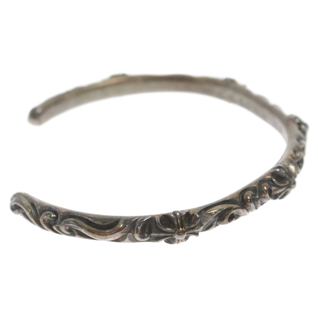 Chrome Hearts(クロムハーツ)のCHROME HEARTS クロムハーツ BANGLE SCROLL/スクロールバンド シルバーブレスレット バングル メンズのアクセサリー(バングル/リストバンド)の商品写真