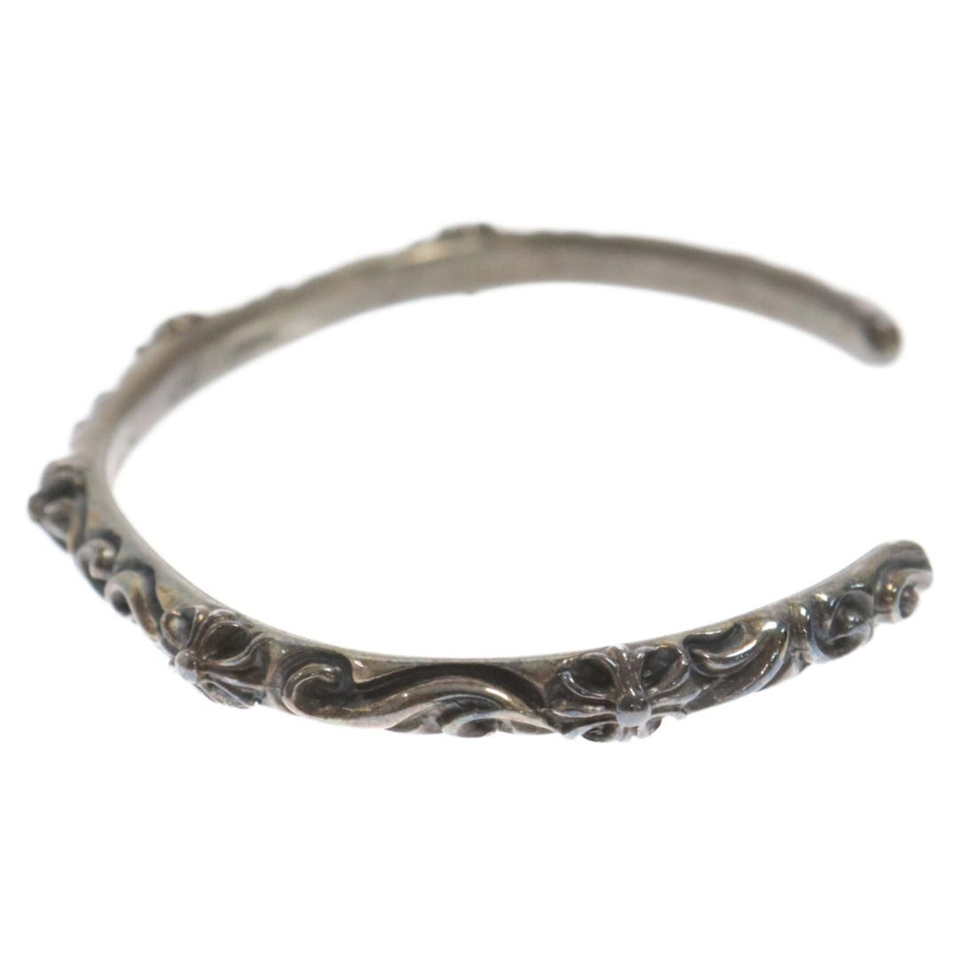 Chrome Hearts(クロムハーツ)のCHROME HEARTS クロムハーツ BANGLE SCROLL/スクロールバンド シルバーブレスレット バングル メンズのアクセサリー(バングル/リストバンド)の商品写真