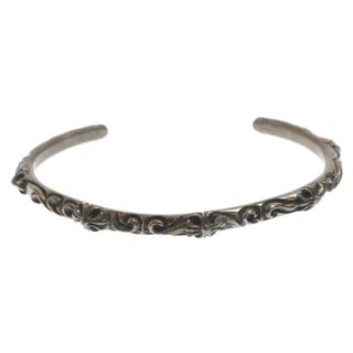 クロムハーツ(Chrome Hearts)のCHROME HEARTS クロムハーツ BANGLE SCROLL/スクロールバンド シルバーブレスレット バングル(バングル/リストバンド)