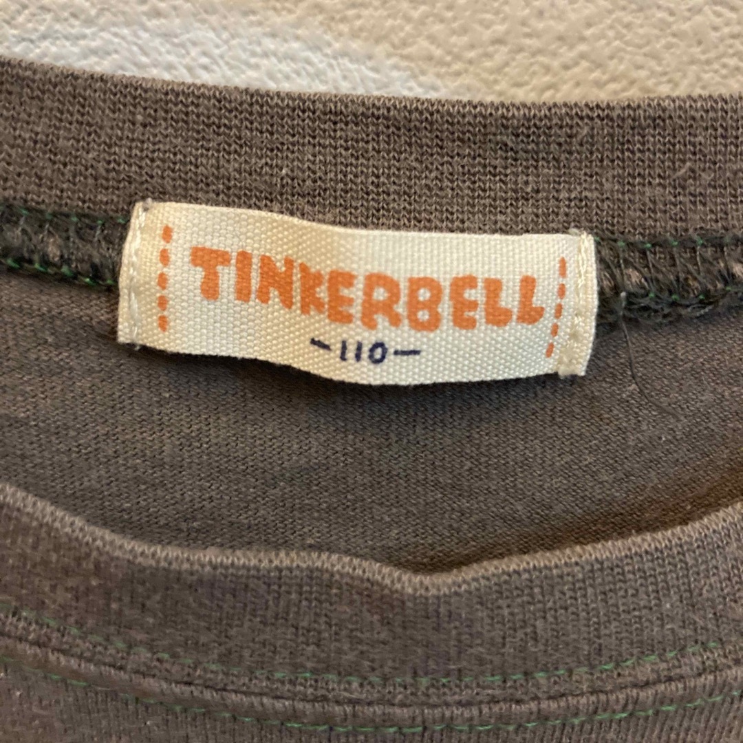 TINKERBELL(ティンカーベル)のティンカーベル 長袖Tシャツ 電車 110 キッズ/ベビー/マタニティのキッズ服男の子用(90cm~)(Tシャツ/カットソー)の商品写真