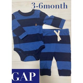 GAP - GAP ロンパース　パンツ　セット　ブラナンベア　ボーダー