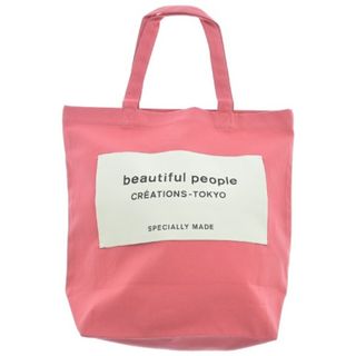 ビューティフルピープル(beautiful people)のbeautiful people トートバッグ - ピンク 【古着】【中古】(トートバッグ)