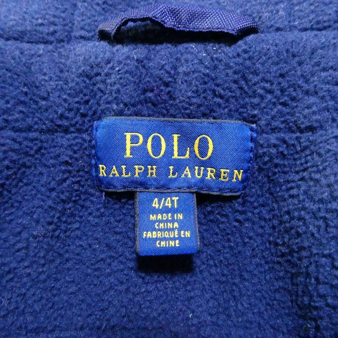 POLO RALPH LAUREN(ポロラルフローレン)の美品 ポロラルフローレン 裏ボア 110 ウインドブレーカー ナイロンジャケット キッズ/ベビー/マタニティのキッズ服男の子用(90cm~)(ジャケット/上着)の商品写真