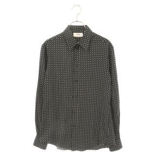 セリーヌ(celine)のCELINE セリーヌ 20SS ドットクラシック 総柄 ビスコース 長袖シャツ 2C239877H ブラック(シャツ)