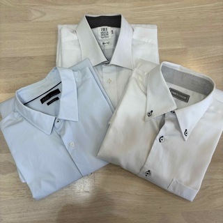 エンリココベリ(ENRICO COVERI)のセット売り　ワイシャツ　3枚セット　ホワイト　ブルー　ENRICOCOVERI (シャツ)