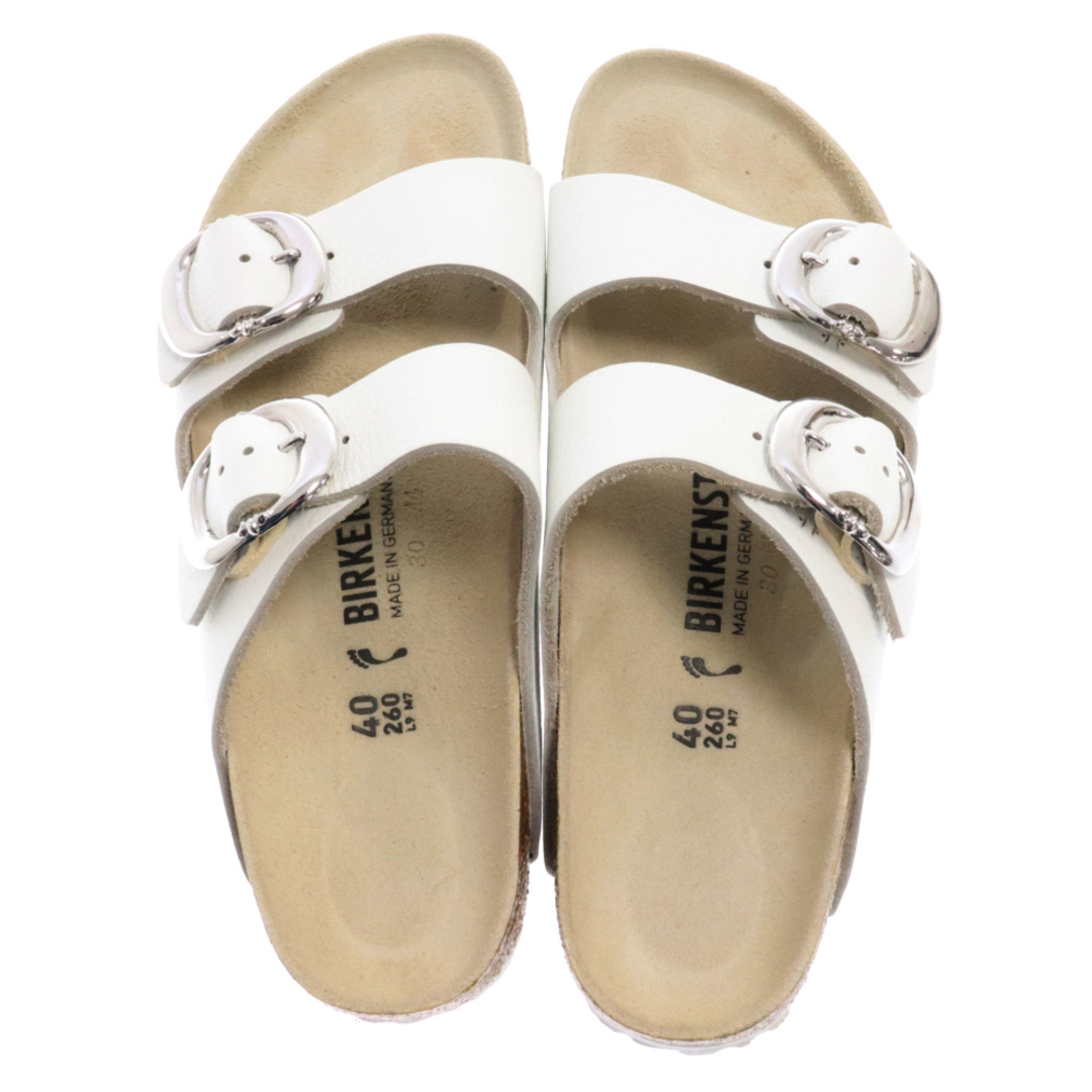 Chrome Hearts(クロムハーツ)のCHROME HEARTS クロムハーツ ×ビルケンシュトック BIRKENSTOCK サイズ:40 DBL BCKL BIRK ARIZONA ガンスリンガーバックルアリゾナレザーサンダル メンズの靴/シューズ(サンダル)の商品写真