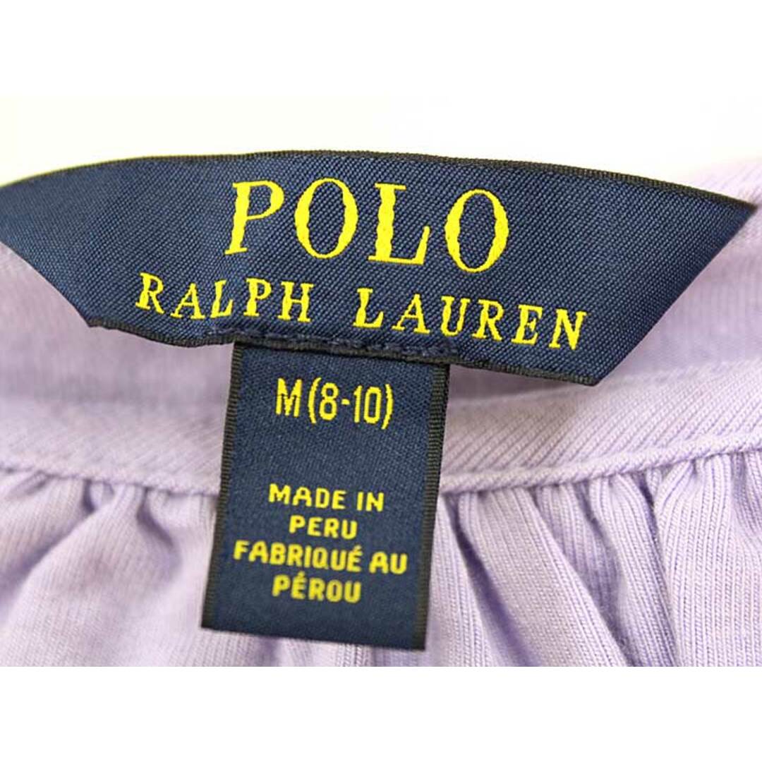 Ralph Lauren(ラルフローレン)の【春物 新入荷!】▼ラルフローレン/Ralph Lauren▼140cm  長袖Tシャツ/長袖カットソー/ロンT 紫【中古】 子供 キッズ kids ジュニア 女の子 tops 春 204042 キッズ/ベビー/マタニティのキッズ服女の子用(90cm~)(Tシャツ/カットソー)の商品写真