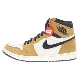 ナイキ(NIKE)のNIKE ナイキ AIR JORDAN 1 RETRO ROOKIE OF THE YEAR 555088-700 エアジョーダン1 ルーキーオブザイヤー ハイカットスニーカー ホワイト/ブラウン US9.5/27.5cm(スニーカー)