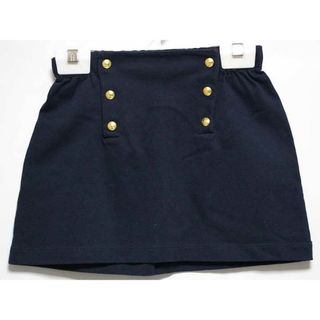 プチバトー(PETIT BATEAU)の【春物 新入荷!】‡プチバトー/PETIT BATEAU‡116cm スカート 紺【中古】子供服 キッズ kids 女の子 春夏秋冬 bottoms 904042(スカート)