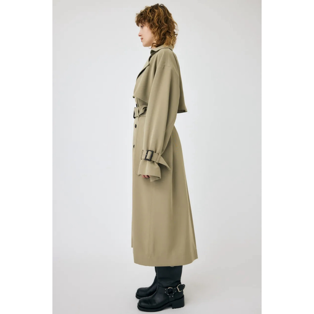 moussy(マウジー)の今季即完売♡MOUSSY♡LOOSE DRAPE TRENCH COAT レディースのジャケット/アウター(トレンチコート)の商品写真