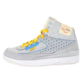 ナイキ(NIKE)のNIKE ナイキ ×UNION AIR JORDAN2 RETRO SP DN3802-001 ユニオン エアジョーダン2 レトロ ハイカットスニーカー グレー US9/27cm(スニーカー)