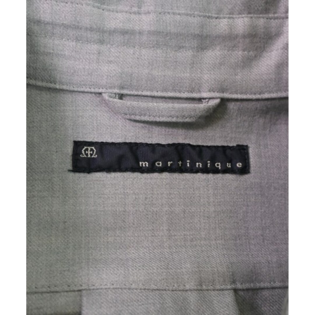 martinique(マルティニーク)のmartinique マルティニーク カジュアルシャツ 1(S位) ライトグレー 【古着】【中古】 レディースのトップス(シャツ/ブラウス(長袖/七分))の商品写真