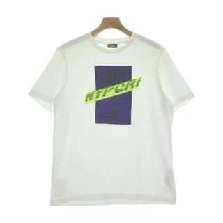 ディーゼル(DIESEL)のDIESEL ディーゼル Tシャツ・カットソー S 白 【古着】【中古】(Tシャツ/カットソー(半袖/袖なし))