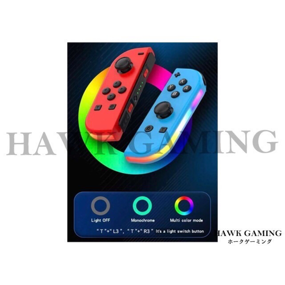 Nintendo Switch(ニンテンドースイッチ)の新品 Joy-Con 本体 黒色 コントローラー 左右セット Switch エンタメ/ホビーのゲームソフト/ゲーム機本体(家庭用ゲーム機本体)の商品写真