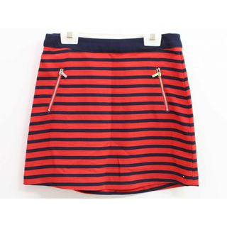 TOMMY HILFIGER - 【春夏物 新入荷!】◇トミーヒルフィガー/TOMMY HILFIGER◇164cm スカート 赤×濃紺【中古】子供服 キッズ kids ジュニア 女の子 春夏秋冬 bottoms 504042