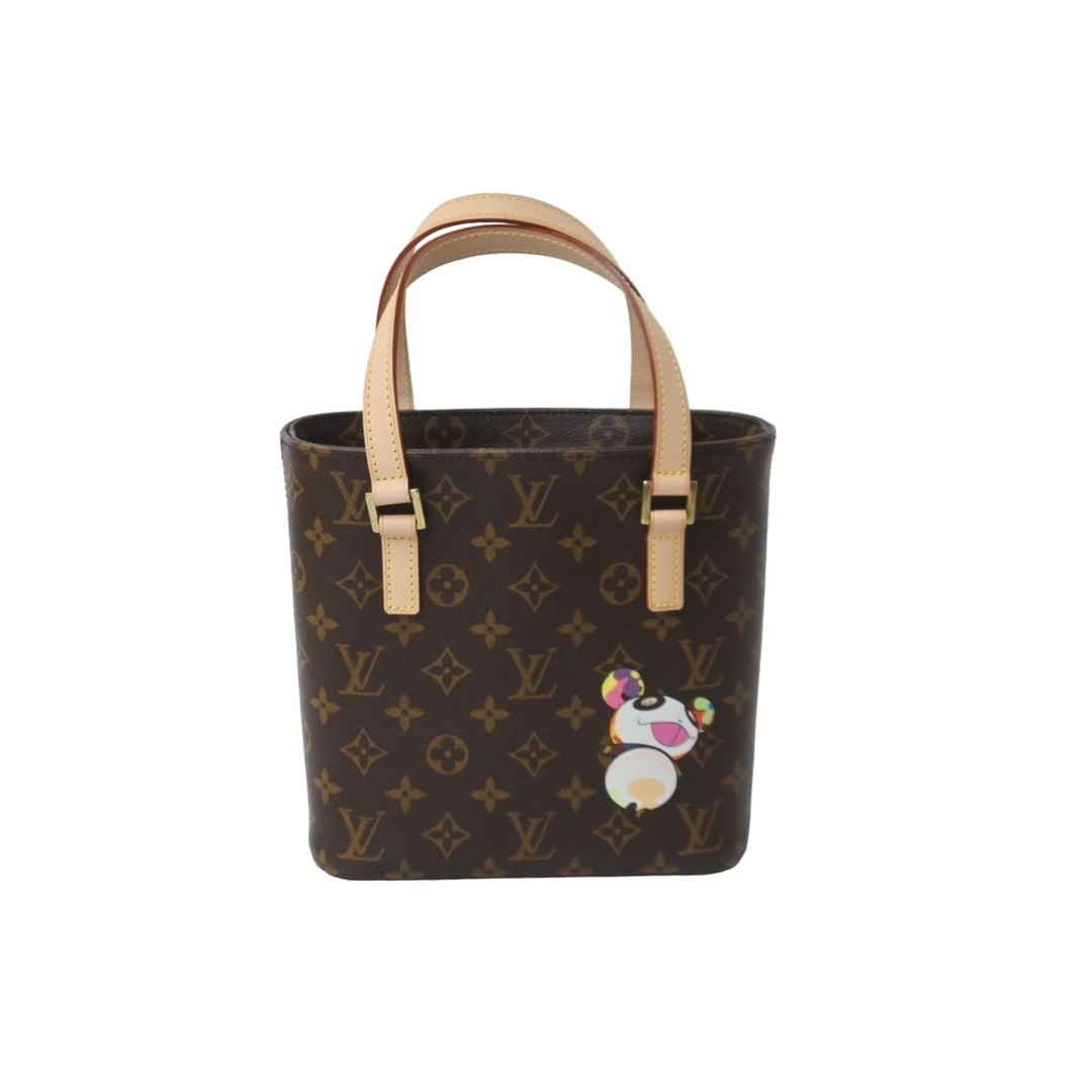 LOUIS VUITTON(ルイヴィトン)の新品同様 LOUIS VUITTON ルイヴィトン 村上隆 ハンドバッグ ヴァヴァンPM モノグラムパンダ M51173 ブラウン ゴールド金具 中古 62214 レディースのバッグ(ハンドバッグ)の商品写真