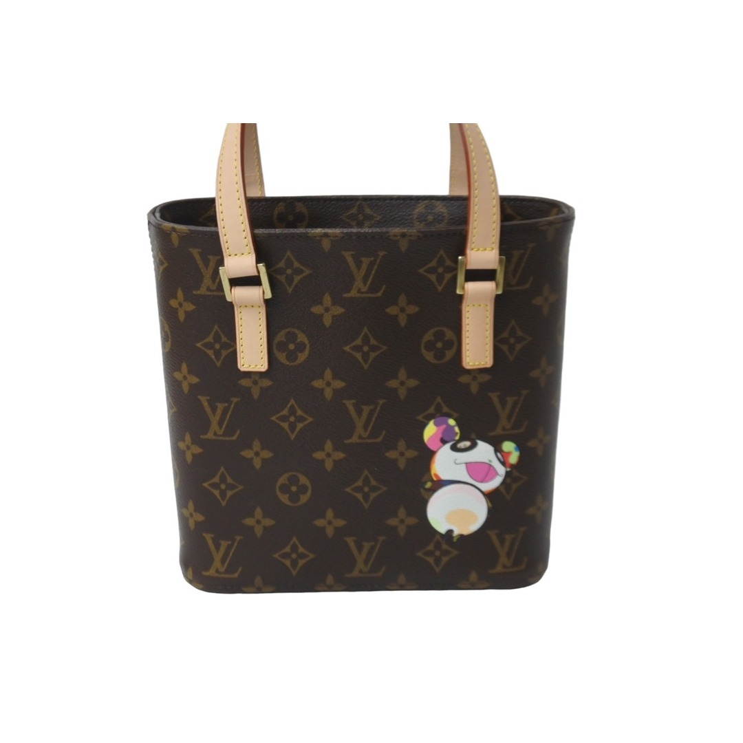 LOUIS VUITTON(ルイヴィトン)の新品同様 LOUIS VUITTON ルイヴィトン 村上隆 ハンドバッグ ヴァヴァンPM モノグラムパンダ M51173 ブラウン ゴールド金具 中古 62214 レディースのバッグ(ハンドバッグ)の商品写真