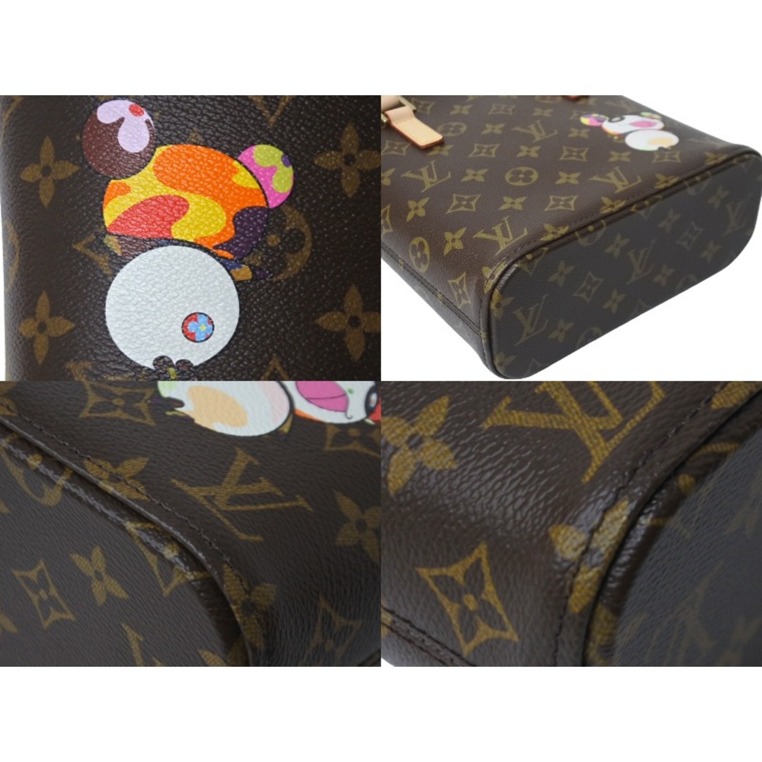 LOUIS VUITTON(ルイヴィトン)の新品同様 LOUIS VUITTON ルイヴィトン 村上隆 ハンドバッグ ヴァヴァンPM モノグラムパンダ M51173 ブラウン ゴールド金具 中古 62214 レディースのバッグ(ハンドバッグ)の商品写真