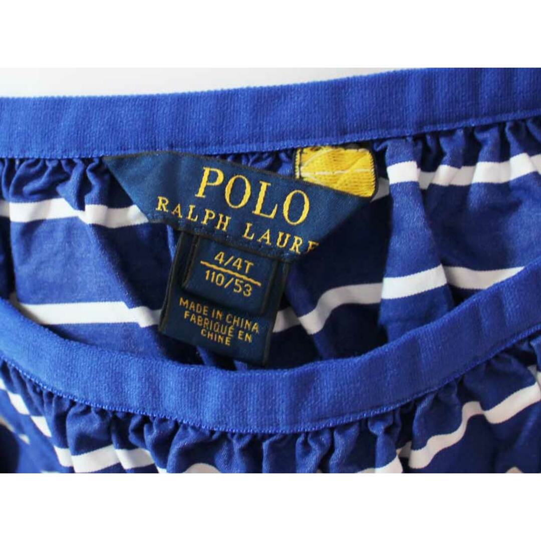 Ralph Lauren(ラルフローレン)の【春夏物 新入荷!】[ラルフローレン/Ralph Lauren]110cm スカート 青×白【中古】子供服 キッズ kids 女の子 春夏 bottoms 904042 キッズ/ベビー/マタニティのキッズ服女の子用(90cm~)(スカート)の商品写真