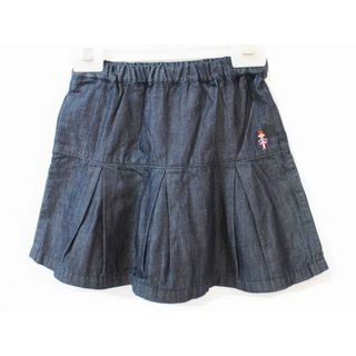 ミキハウス(mikihouse)の【春夏物 新入荷!】[ミキハウス/MIKIHOUSE]105cm スカート 紺【中古】子供服 キッズ kids 女の子 春夏秋 bottoms 904042(スカート)