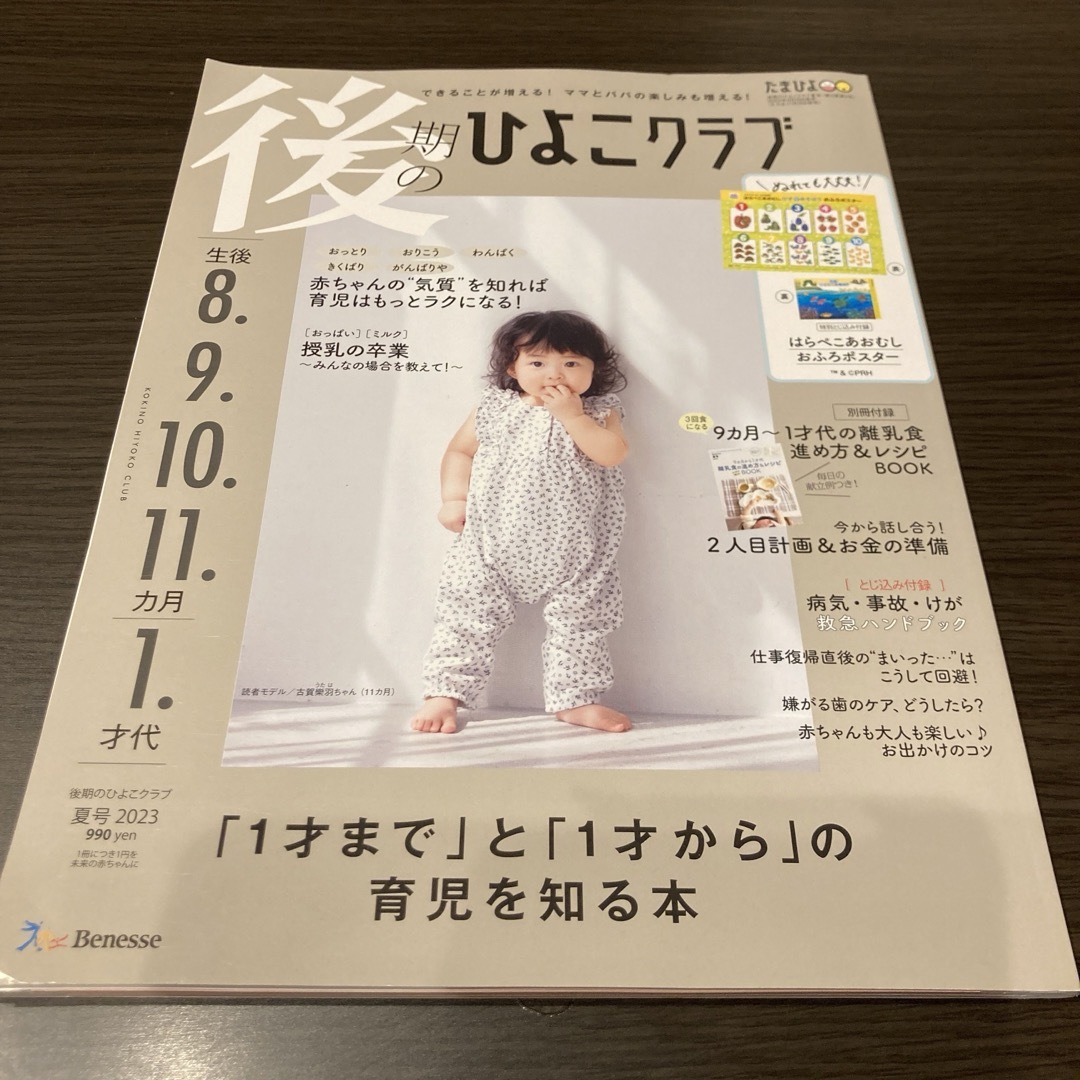 Benesse(ベネッセ)の後期のひよこクラブ2023年6月号 エンタメ/ホビーの雑誌(結婚/出産/子育て)の商品写真