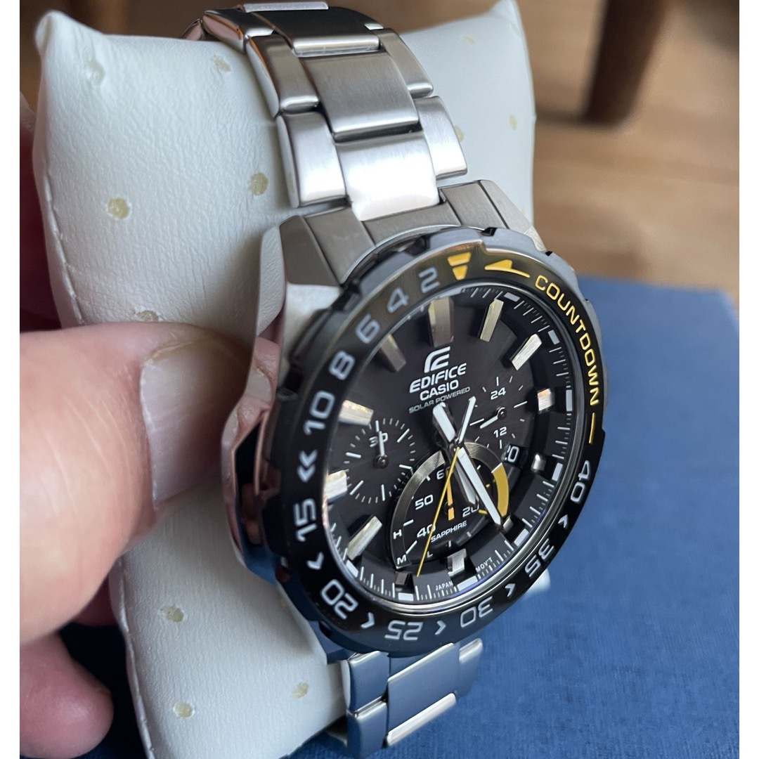 CASIO(カシオ)の【限定一本】カシオ　アナログ腕時計　ソーラーパワー　クロノグラフ　並行輸入モデル メンズの時計(腕時計(アナログ))の商品写真
