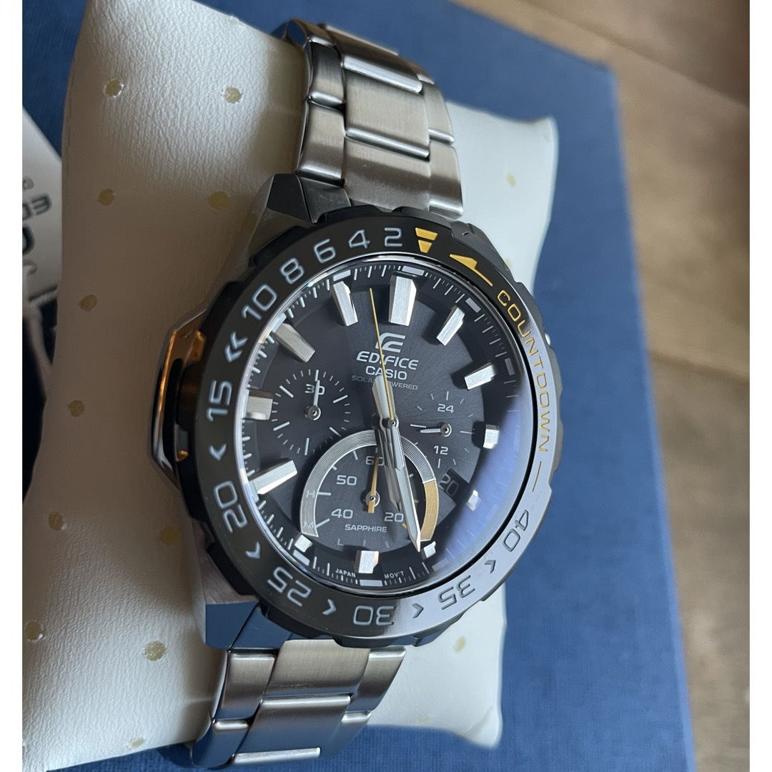 CASIO(カシオ)の【限定一本】カシオ　アナログ腕時計　ソーラーパワー　クロノグラフ　並行輸入モデル メンズの時計(腕時計(アナログ))の商品写真